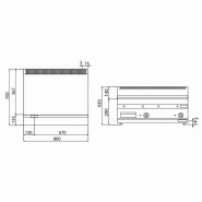 Plaque de cuisson électrique - 7,1 kW - Lisse  - Mario 700 | GGM -EGK873M_3