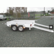 Remorque porte-engins 2 essieux - Appro Utilitaires - Carrosserie artisanale Caillaud - PTAC 3500 kg_3