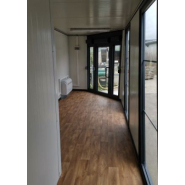 Bureau modulaire de vente - 2 modules design avec options palier, rampe PMR et équipements - L.6.09m x l.9.68m_3