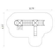 Jeu multi tours en acier inoxydable pour aire de jeux - Conforme EN1176 - Référence BT11016_3