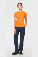 T-shirt à traitement antibactérien femme - polyester/coton - Réf: WK307_3