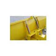 Lame à neige basculante avec système de rappel par ressorts