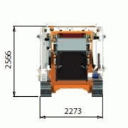 Crible sur chenilles Portafill 5000CT pour tri de matériaux en trois fractions