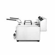Friteuse Profi Line Analogique avec robinet de vidange 2x8L 230V HENDI_3
