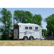 Remorque pour transport d'animaux - 3 places diagonales - cheval liberté maxi 3_3