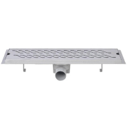 Vidaxl drain de douche linéaire 530 x 140 mm acier inoxydable 142183_3