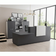 Banque d'accueil Delta Plus avec accès PMR - Mobel Linea - Anthracite, Gauche, Oui, 282_0