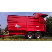 Remorque d'ensilage Redrock avec capacité de chargement jusqu'à 20 tonnes