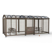 Arceau vélos renforcé - Tube acier Ø 50 mm - Réf : 204012.Gpro - Galvanisé ou peint sur galva_3