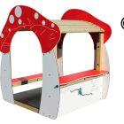 Cabane Chanterelle - Jeu inclusif pour enfants de 1 à 12 ans en bois traité et polyéthylène_3