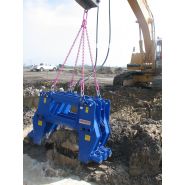 Éminceur à béton pour pelles 30 à 70 tonnes - 4650 à 5300 kg avec rotator - Ouverture réglable 1000 à 1500 mm_3