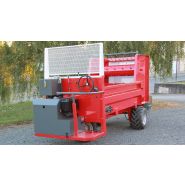 Automotrice de paillage avec largeur hors tout de 1,60 m pour espaces réduits