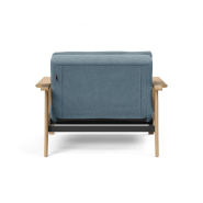 Fauteuil design convertible Innovation Living Dublexo Frej - Lit 90x115 cm - Piétement chêne clair - Soft Indigo_3