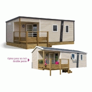 Mobil home alizé 80 / 2 chambres et 1 salle de bains / 25.50 m² / 4 à 6 personnes / 8 x 4 m