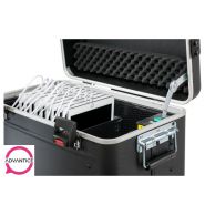Paraproject Case U10 Plus - Valise multimédia pour 10 tablettes avec kit réseau intégré_3