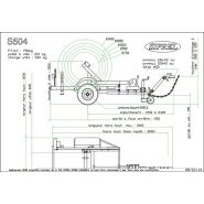S 504 - Remorque Porte-Touret - SIPREL - Charge utile 540 Kg_3