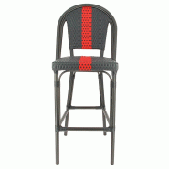 Chaise haute monaco - rouge_3