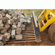 Fourche à pavés KM 250 Knikmops Rollmops - diverses largeurs et grappin en option_3