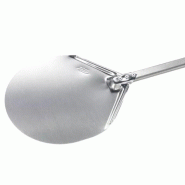 Petite pelle à pizza ronde acier Ø 29 - Manche 75 cm - Gamme Amica | GI.METAL_3