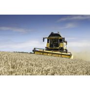 Trémie de grande capacité (7 300 L) sur la moissonneuse New Holland CX5.90 Hillside