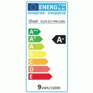 Ampoule led à filament ambré globe 125 mm e27 806lm  60w blancs variables, jedi_3