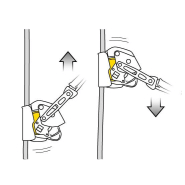 Antichute mobile ASAP LOCK - PETZL avec fonction de blocage pour corde verticale ou oblique_3