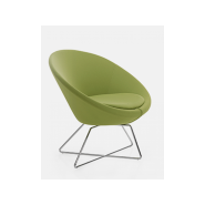 Fauteuil d'accueil vintage CIRCLE - Design épuré des années 60 - Différentes configurations disponibles_3