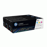 Lot de 3 toners authentiques cyan/magenta/jaune HP LaserJet 131A_3
