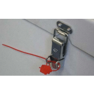 Scellé PP à tige crantée ronde - Longueur 167mm-Tige Ø1.2mm - Rouge_3