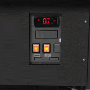 Vitrine comptoir spécial poisson 1250 mm noire -1 à +5 °C | TEFCOLD SOCA-F12590B_3