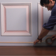 Ruban adhésif masquage papier - couleur chamoi et bleu - largeurs de 19mm à 100mm - référence RATMSK et 4308_3