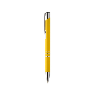 Stylo en aluminium recyclé - encre bleue - couleur jaune - poids 7 gr_3
