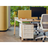 Bureau opératif administratif avec plateaux coulissants - OGI SLIDE - ergonomique et écologique_3