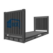 Container 20 pieds flat rack_3
