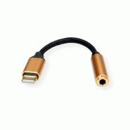ROLINE GOLD Adaptateur Type C - 3,5mm Audio, M/F, 0,13 m_3
