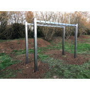 Station échelle horizontale en acier inoxydable - Référence SEH10 - 2m20 de hauteur standard_3