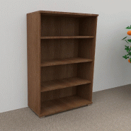 Étagère avec 3 tablettes - Mobel Linea - Acacia foncé_3