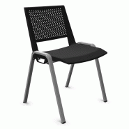 Chaise visiteur empilable So Caserte - P01, Kit d'accroche AC57, Sans_3