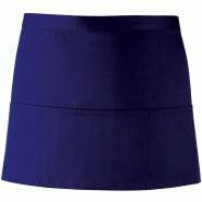 Mini tablier court - 3 poches - nombreux coloris disponibles - modèle PR155 - polyester et coton sergé_3