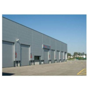 Porte sectionnelle industrielle motorisée - Panneaux sandwich 40 mm anti-pincement - Joint d'étanchéité - Norme EN13241-1_3