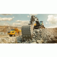 Grande pelle hydraulique Volvo EC750E pour chantiers exigeants