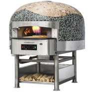Four à pizza Morello Forni avec plan de cuisson motorisé