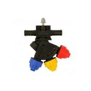 Tête circulaire en ligne - PU0-100/GW08/P - triple tête avec membrane étanche et compatibilité AP 0-100_3