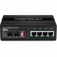 TRENDnet TI-UPG62 Switch indsutriel 6 ports Gigabit Ultra PoE Rail DIN_3