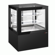 Vitrine à pâtisserie réfrigérée 1210 mm - LED et 2 étagères_3