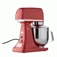 Batteur Melangeur Planétaire à tête inclinable 7L - 2 kg de pâte - Rouge_3