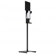 Station de désinfection des mains sanimains automatique - adzeo sas - dimensions : 380 × 380 × 1630 mm_3