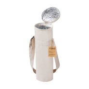 Sac isotherme - coton recyclé avec rembourrage et bandoulière en aluminium - 60g_3