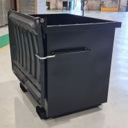 Benne basculante pour chariot à tête rotative - 1 000 L - CMU 1 500 kg - Made in France_3