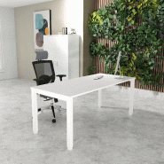 Bureau Professionnel Tempo Mobel Linea. - Blanc 9010, 120, Blanc, Non_0